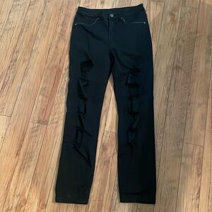Black Ripped Jeans